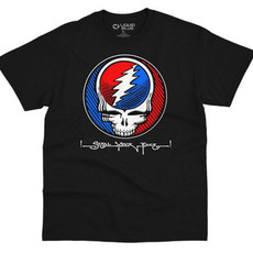 Liquid Blue Grateful Dead Skull Tee (Mens/Unisex)