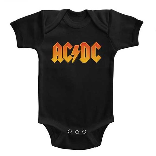 American Classics AC/DC Solid Logo Onesie American Classics AC/DC Solid Logo Onesie