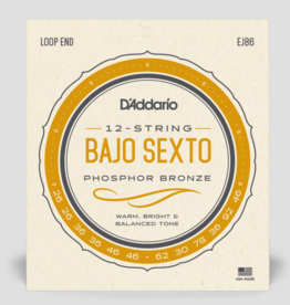 D'Addario D'Addario 12-String Bajo Sexto Strings, Phosphor Bronze