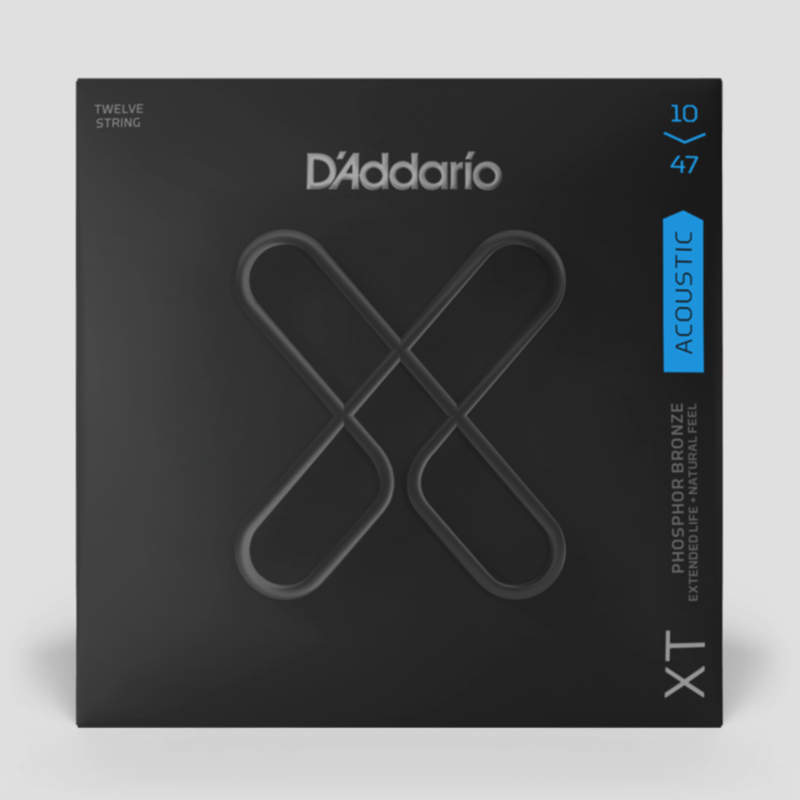 D'Addario D'Addario XT 10-47 12-String Acoustic Guitar Strings, Phosphor Bronze