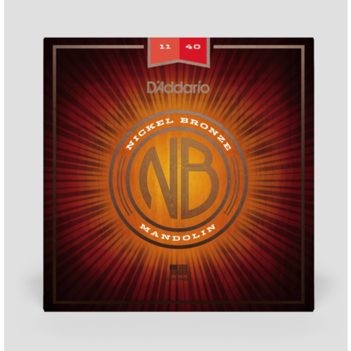 D'Addario 11-40 Nickel Bronze Mandolin Strings D'Addario 11-40 Nickel Bronze Mandolin Strings