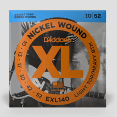 D'Addario D'Addario XL 10-52 Electric Guitar Strings, Nickel Wound