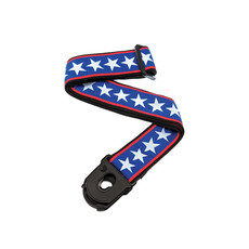 D'Addario D'Addario Planet Lock Guitar Strap (Stars & Stripes)