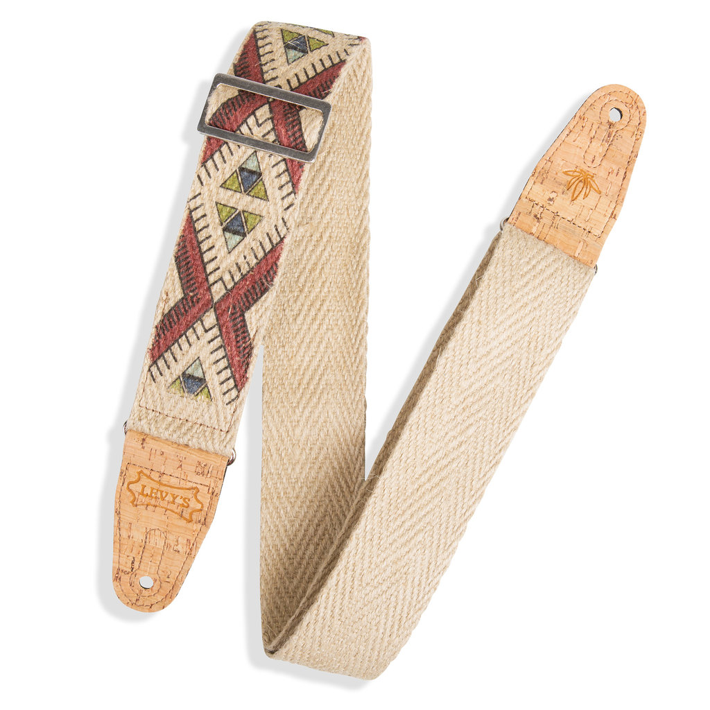 Levy's Levy's 2" Hemp Guitar Strap (Tribal Print)