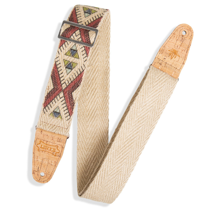 Levy's Levy's 2" Hemp Guitar Strap (Tribal Print)