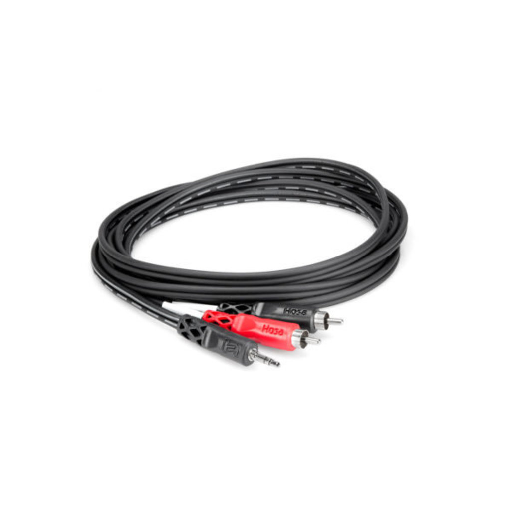 Hosa Stereo Breakout, 3.5 mm TRS to Dual RCA