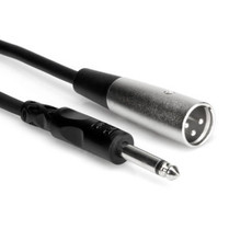 Hosa Unbalanced Interconnect, 1/4 in TS to XLR3M