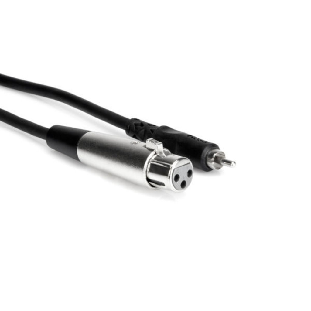 Hosa Unbalanced Interconnect, XLR3F to RCA