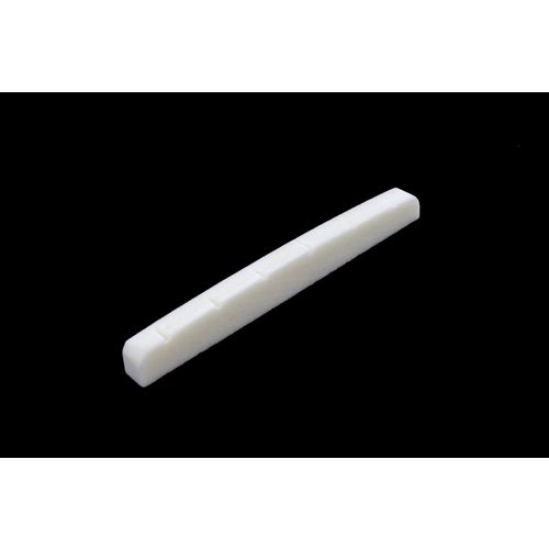 AllParts Radiused Slotted Bone Nut AllParts Radiused Slotted Bone Nut