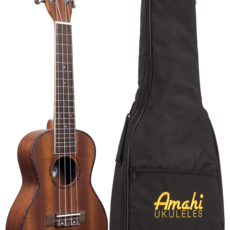 Amahi Amahi Mahogany Soprano Ukulele with EQ
