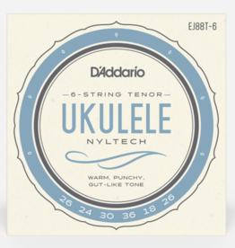 D'Addario D'Addario Nyltech 6-String Tenor Ukulele Strings (EJ88T-6)