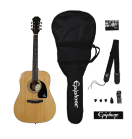 Epiphone Epiphone Songmaker Acoustic Guitar Player Pack (DR-100) - Natural