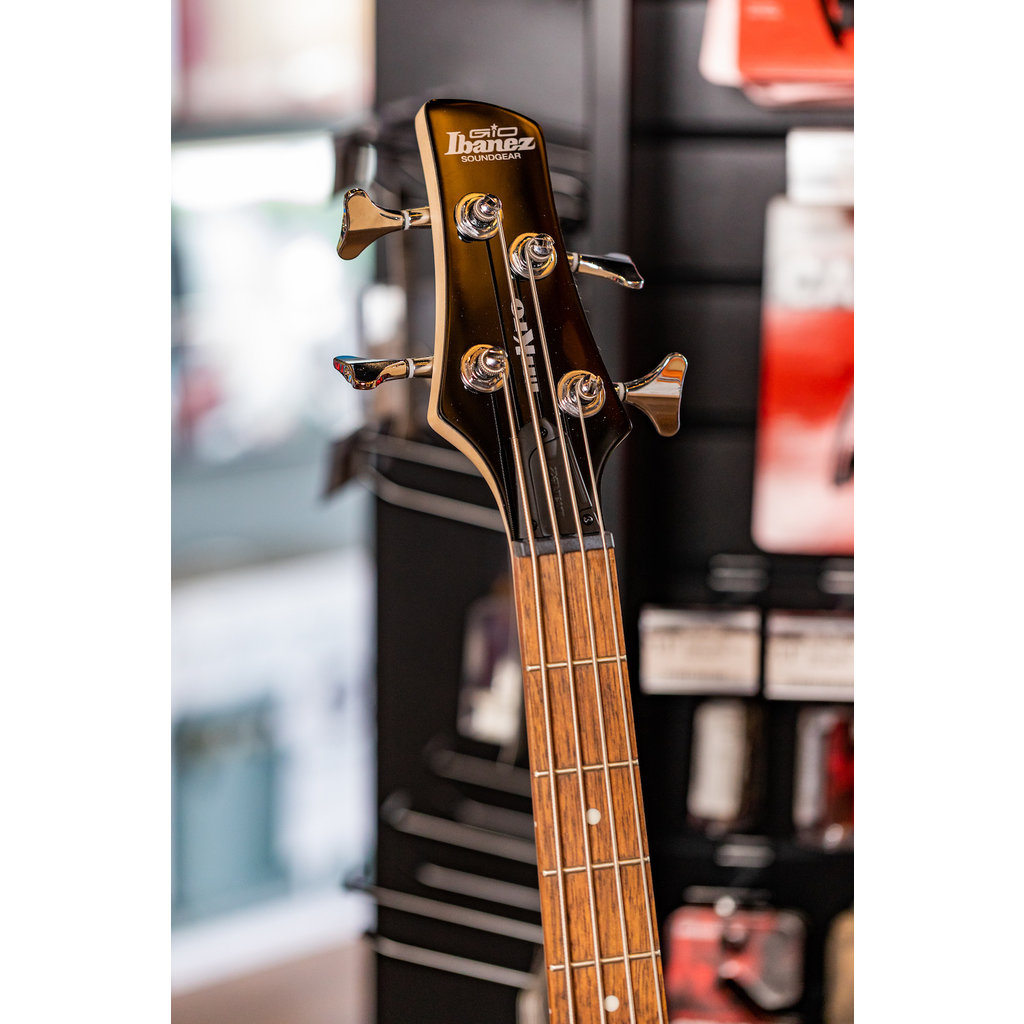 Ibanez Ibanez Mikro Gio SR20 Short-Scale Electric Bass Guitar, Brown Sunburst