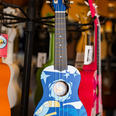 Amahi Amahi Soprano Ukulele with Blue Bird Design