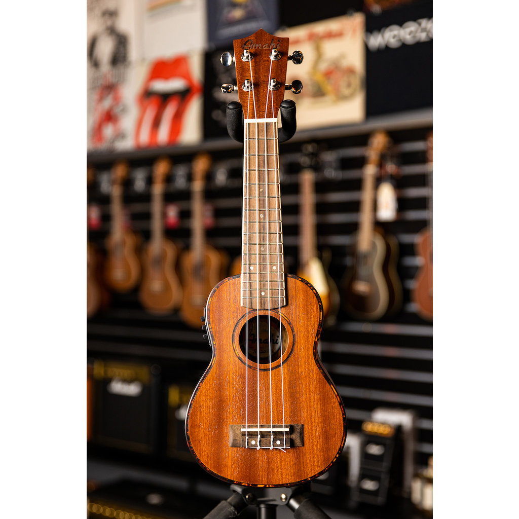 Amahi Amahi Mahogany Soprano Ukulele with EQ