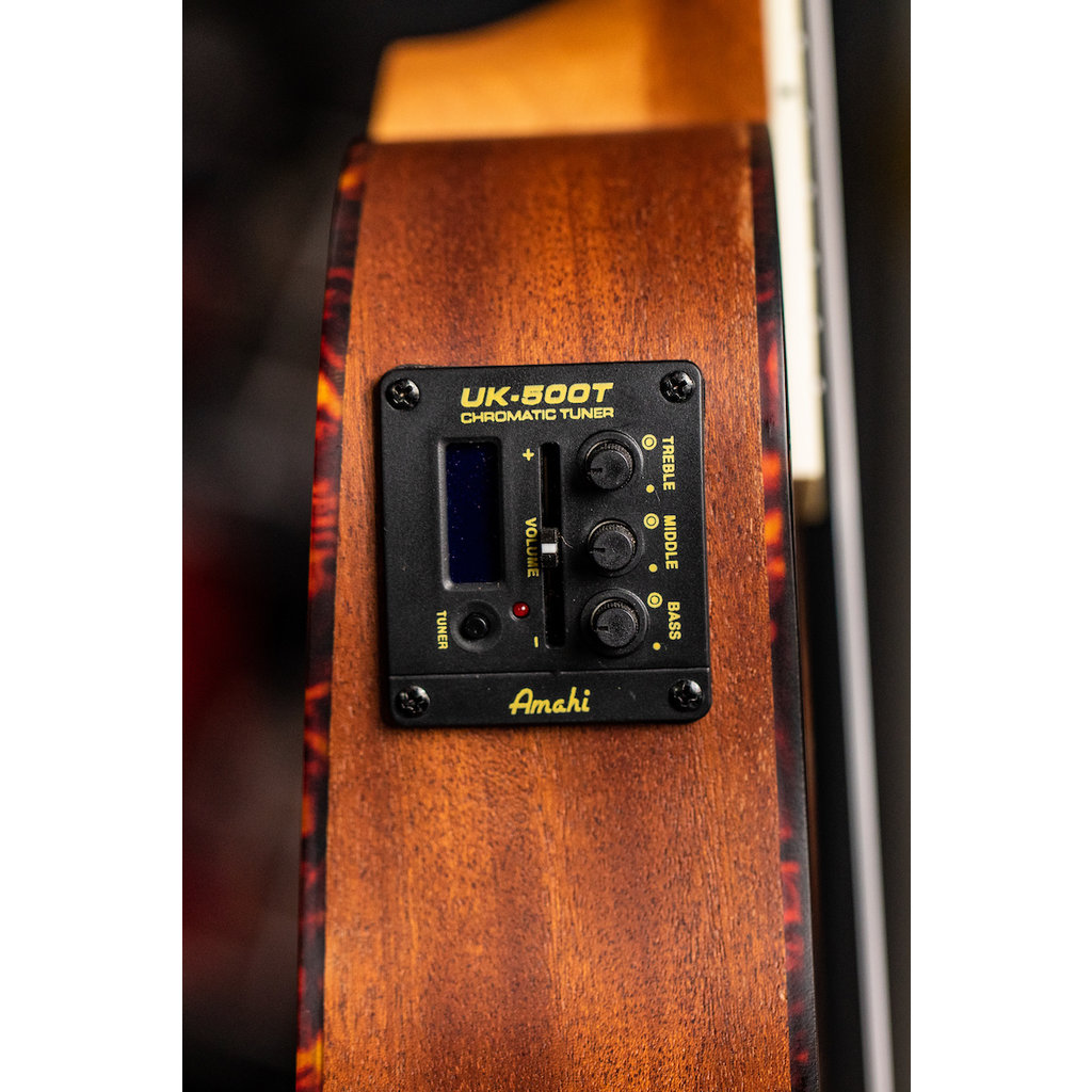 Amahi Amahi Mahogany Soprano Ukulele with EQ