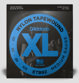 D'Addario D'Addario XL 50-105 Bass Strings, Nylon Tapewound, Long Scale, Medium