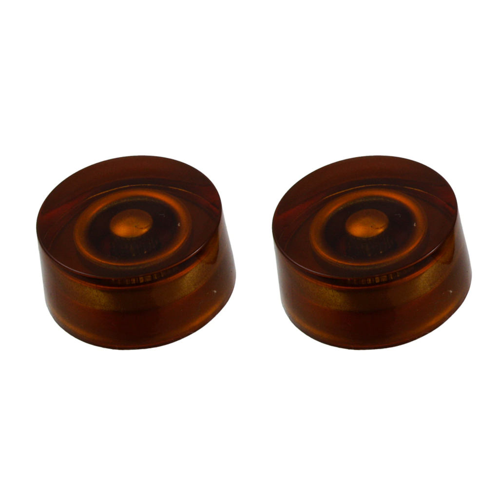 AllParts Unmarked Speed Knobs [Set of 2] (Amber)