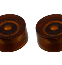 AllParts Unmarked Speed Knobs [Set of 2] (Amber)