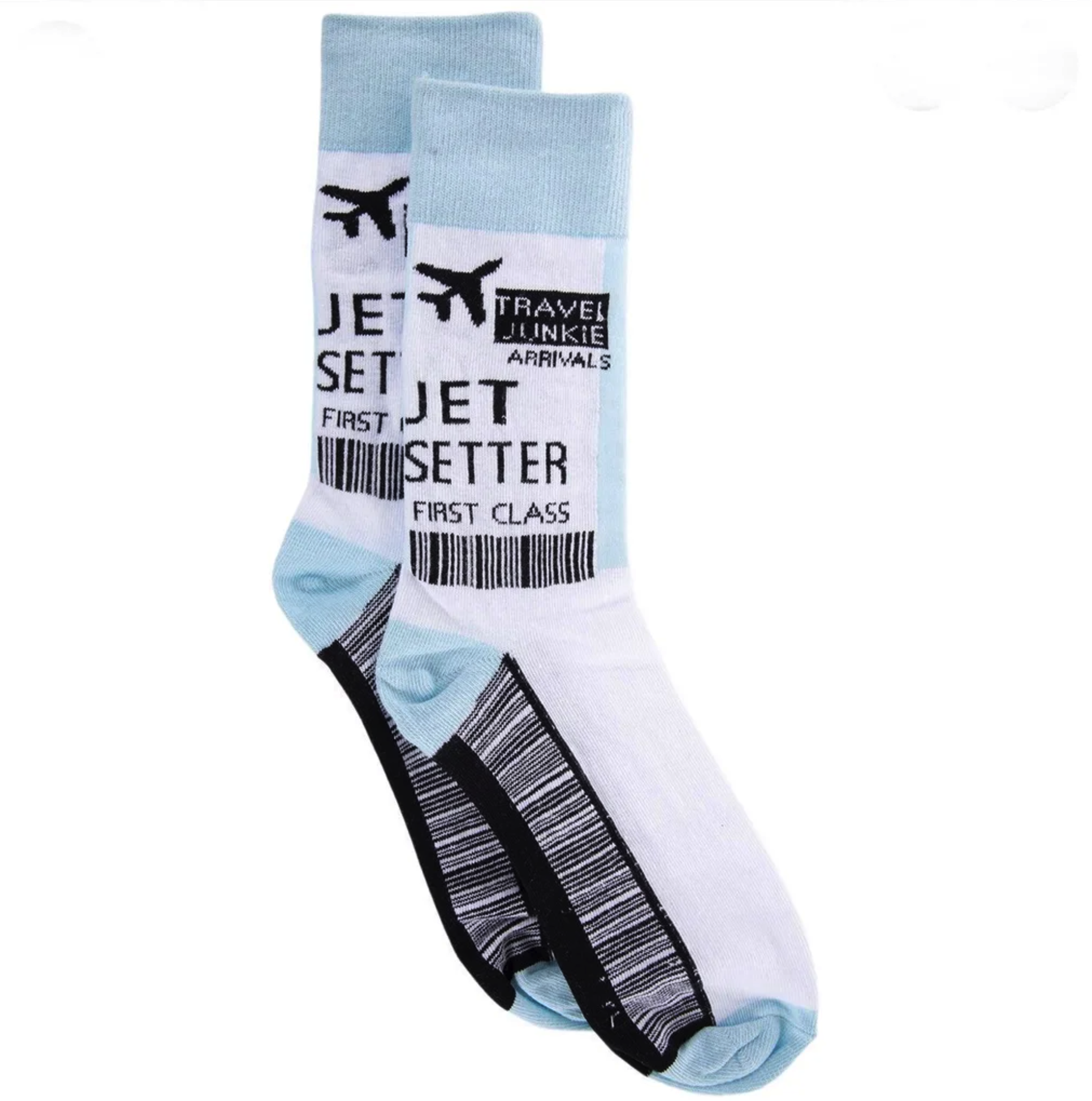 Two Left Feet Travel Junkie Socks