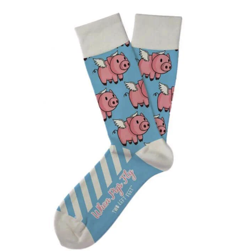 Two Left Feet Two Left Feet "When Pigs Fly" Socks