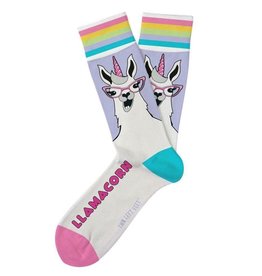 Two Left Feet Two Left Feet "Llamacorn" (Llama-Unicorn) Socks