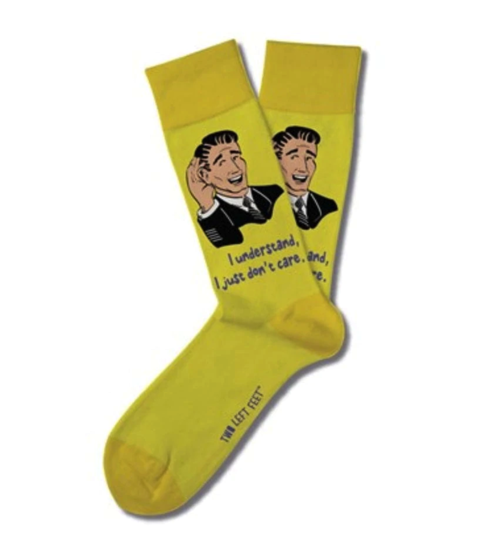 Two Left Feet "I Understand, I Just Don't Care" (Retro Remix) Socks