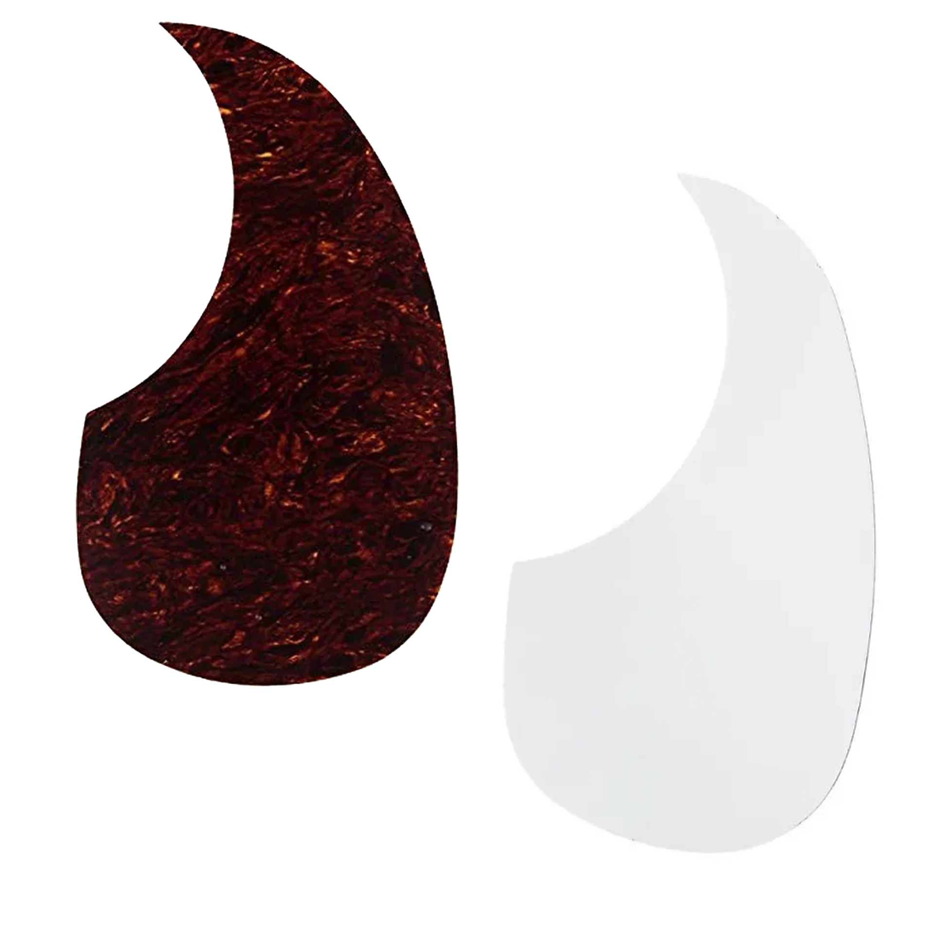 AllParts Thin Acoustic Pickguard with Adhesive Backing (Clear, Tortoise)