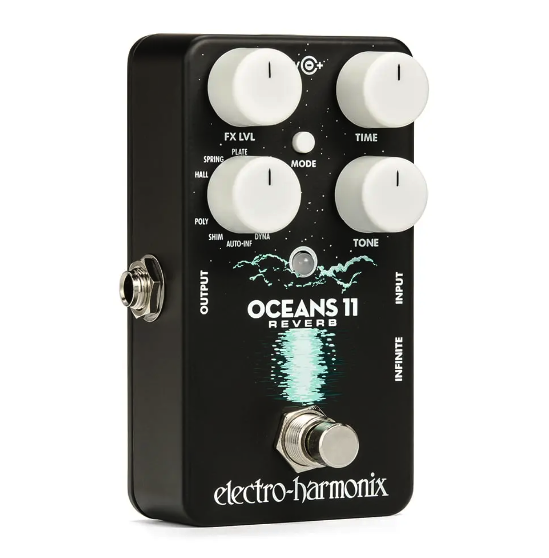 Electro Harmonix Oceans 11 Reverb Pedal [with 9V Power Supply]