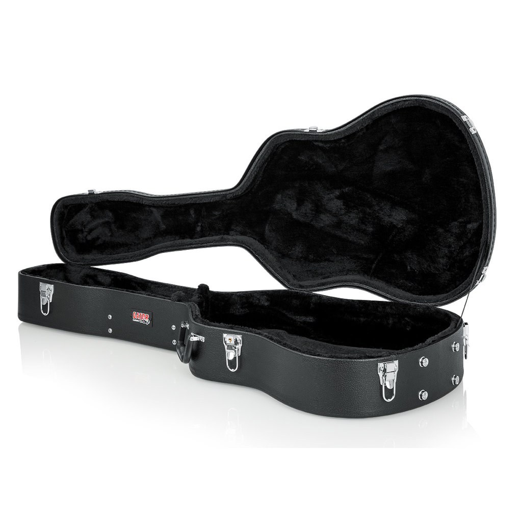 Gator Cases Gator Hard-Shell Wood Case for Dreadnaught/12-String Guitars