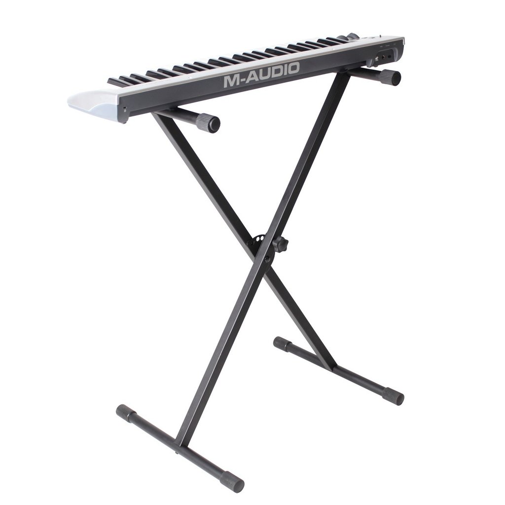 Rok-It Rok-It Tubular X-Style Keyboard Stand with 4 Height Adjustments