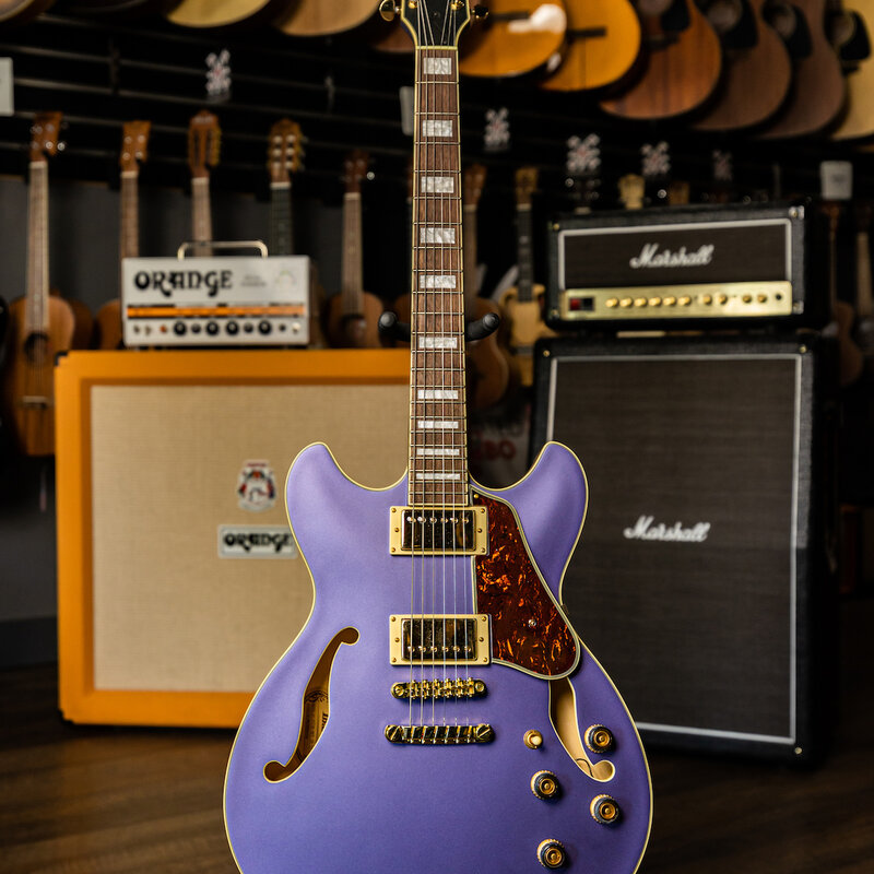 Ibanez Ibanez Artcore AS73G Semi-Hollow Electric Guitar (Metallic Purple Flat)