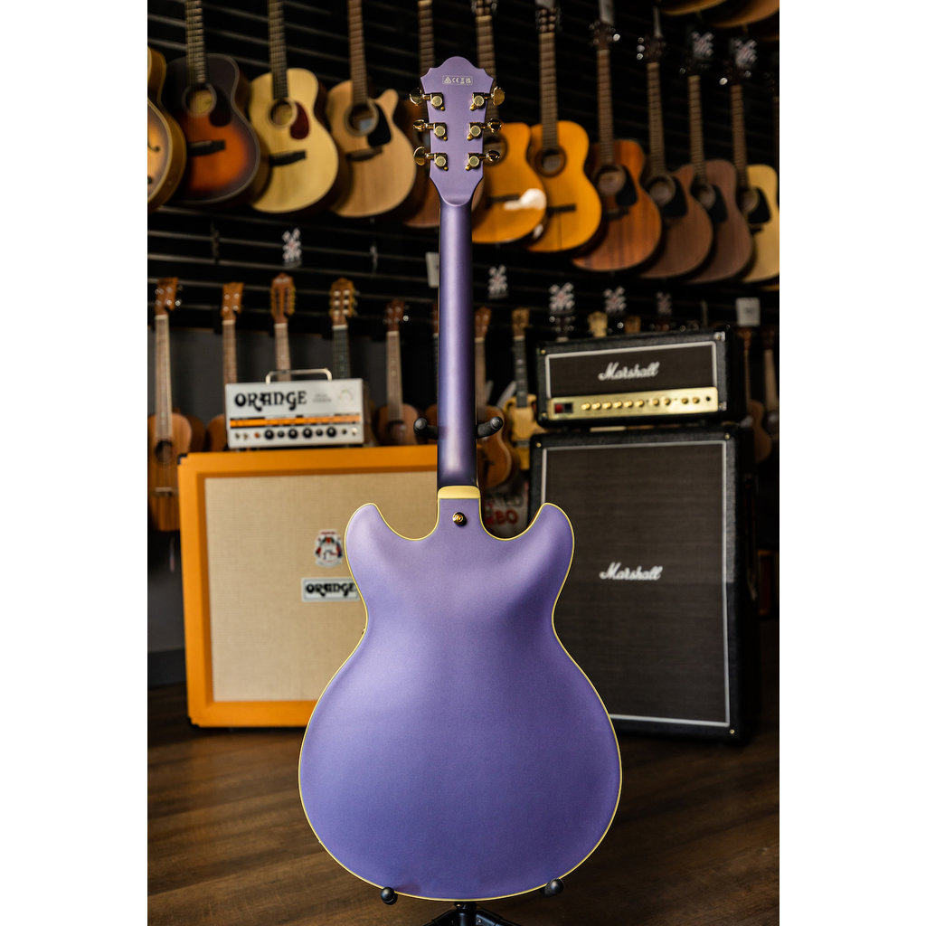 Ibanez Ibanez Artcore AS73G Semi-Hollow Electric Guitar (Metallic Purple Flat)