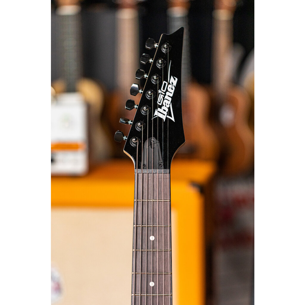 Ibanez Ibanez Gio GRG7221QA Electric Guitar [7-String] (Transparent Black Sunburst)