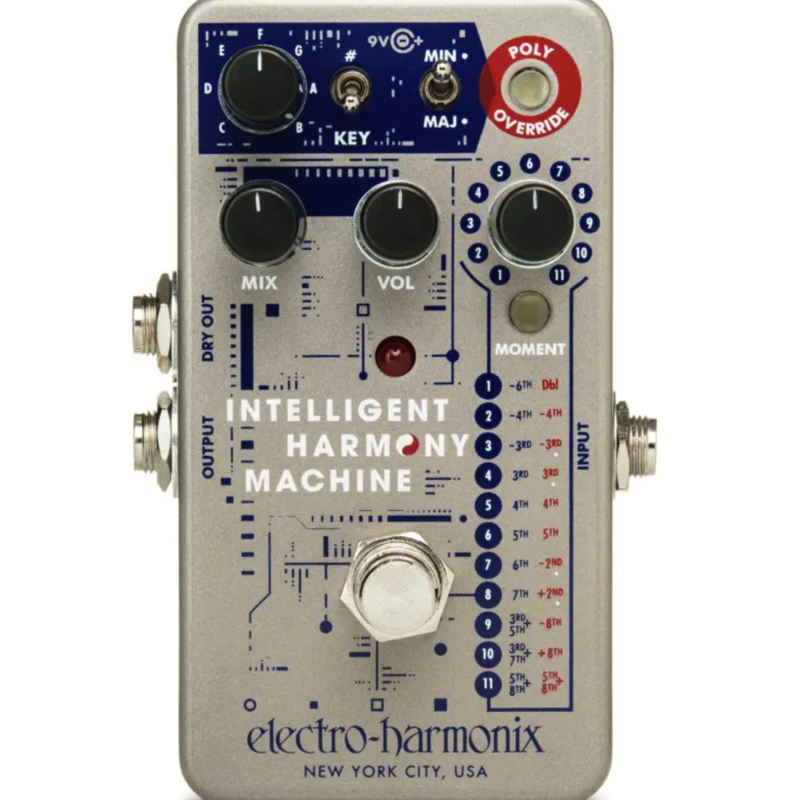 Electro-Harmonix Electro-Harmonix Intelligent Harmony Machine Harmonizer / Pitch Shifter w/ included 9v Power Supply