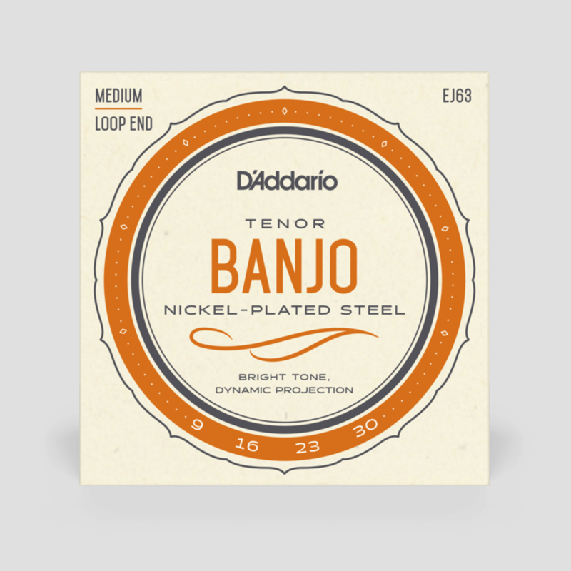 D'Addario D'Addario 09-30 Tenor Banjo Strings, Nickel Plated Steel (EJ63)