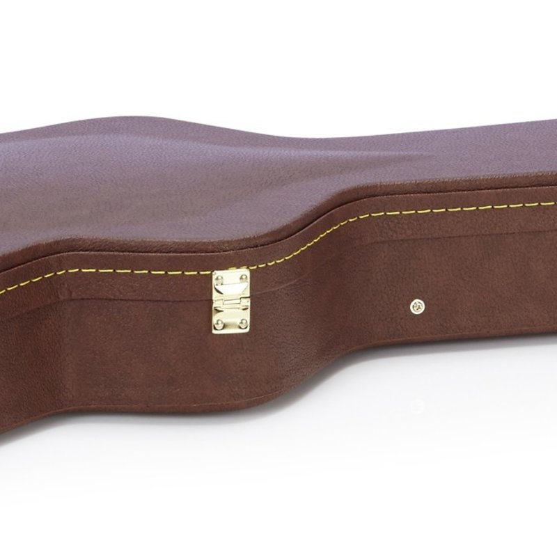 Gator Cases Gator Deluxe Wood Case for Semi-Hollow Guitars - Vintage Brown Exterior