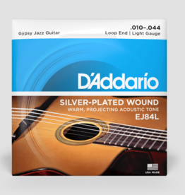 D'Addario D'Addario 10-44 Gypsy Jazz Acoustic Guitar Strings, Light, Loop End