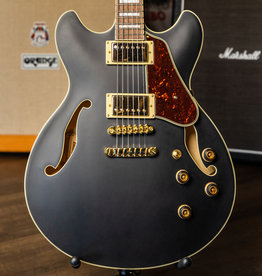 Ibanez Ibanez Artcore AS73G Semi-Hollow Electric Guitar (Black Flat)