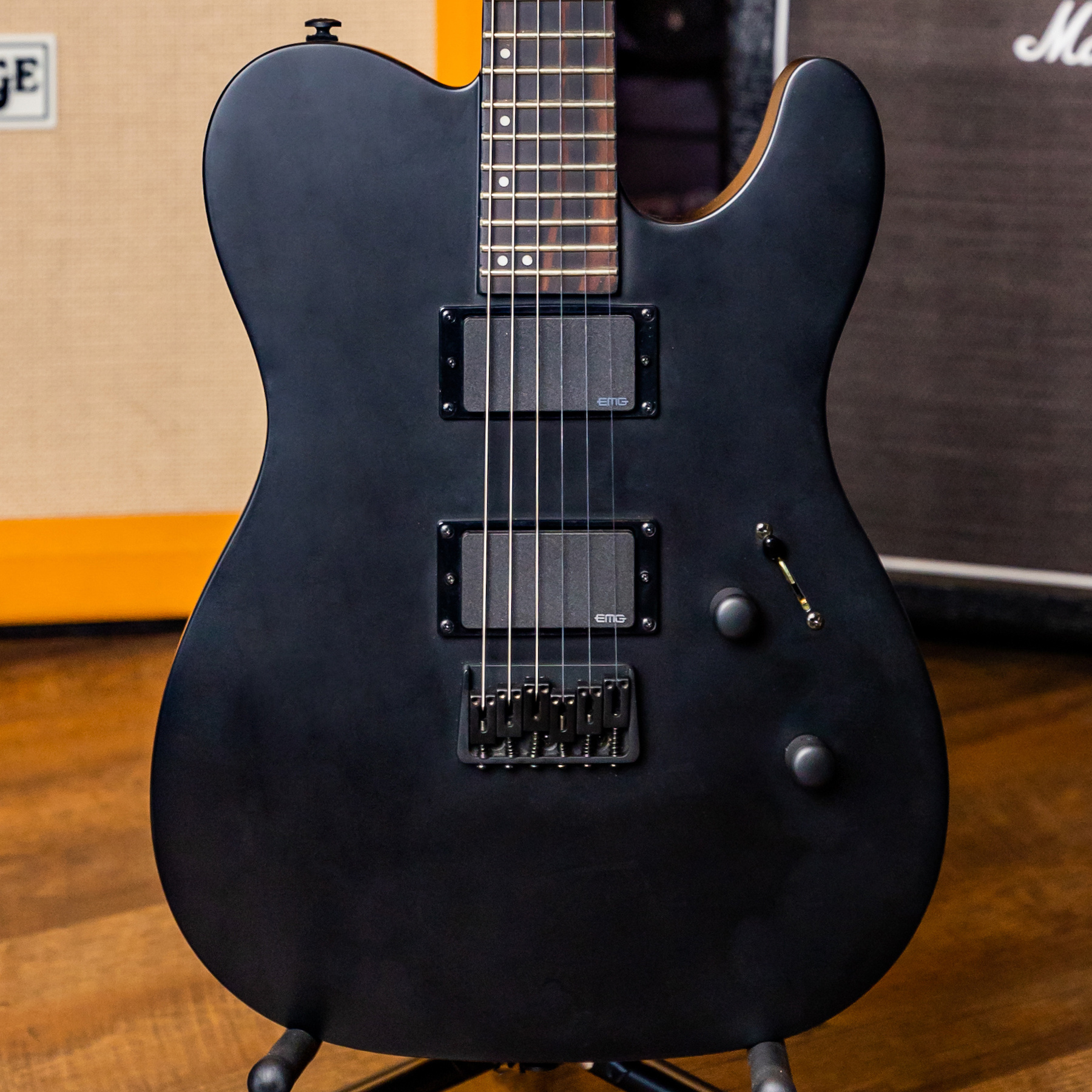 ESP LTD TE-401 Electric Guitar (Black Satin)