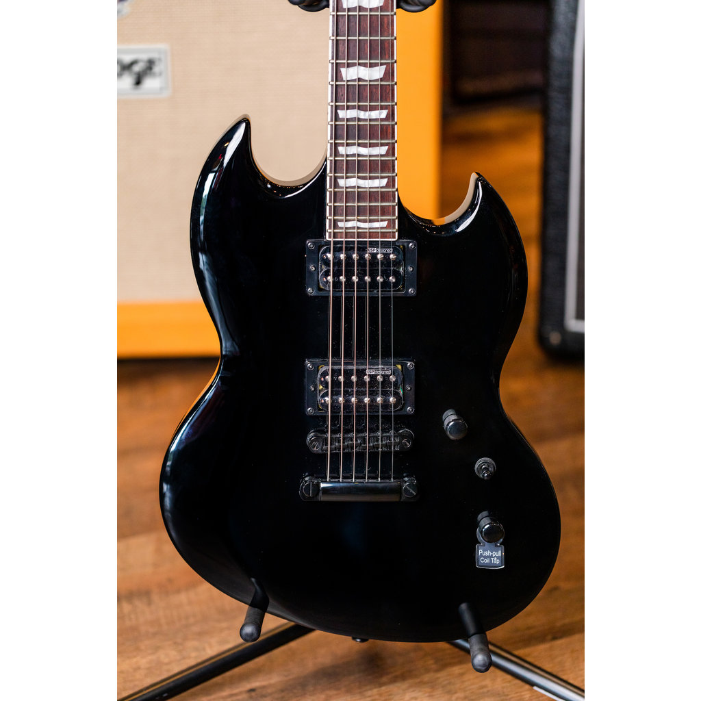 ESP/LTD LTD Viper 201 Baritone Electric Guitar (Black)