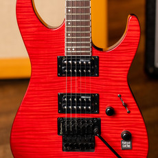 ESP/LTD LTD M-200FM Electric Guitar (See Thru Red)