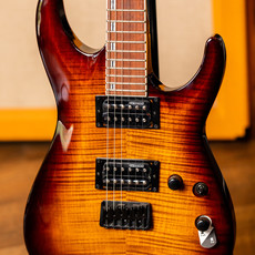 ESP/LTD LTD H-200FM Electric Guitar (Dark Brown Sunburst)