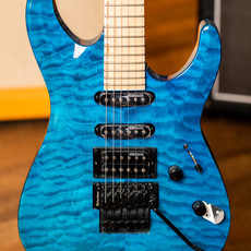ESP/LTD LTD MH-203 Electric Guitar (See Thru Blue)
