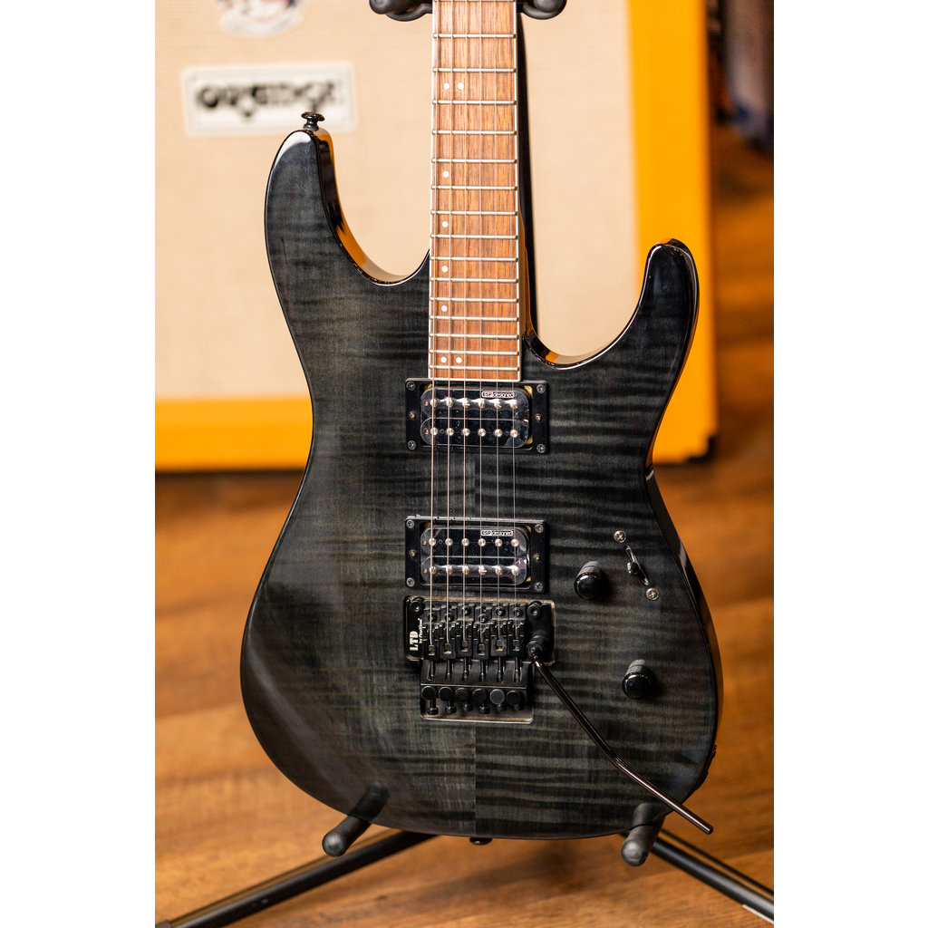 ESP/LTD LTD LM-200FM-ST Electric Guitar (Black)