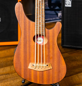 Amahi Amahi Mahogany Double Cutaway Ukulele Bass with Electronics