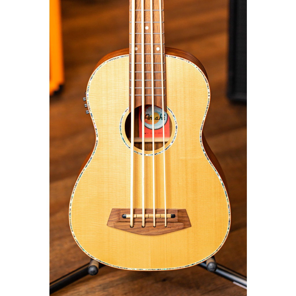 Amahi Amahi Spruce Ukulele Bass with Electronics