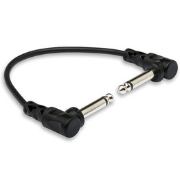 Hosa Guitar Patch Cable 6" (Right Angle, Molded Low Profile)
