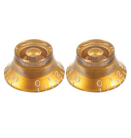 AllParts AllParts Vintage Style Bell Knobs (2 Pack, Gold)
