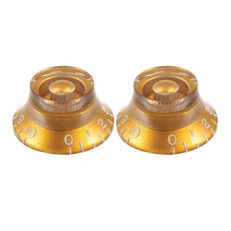 AllParts AllParts Vintage Style Bell Knobs (2 Pack, Gold)